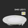 18W LED PREMIUM  FARETTO LED CHIP SAMSUNG DA INCASSO ROUND 4000K