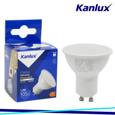 LAMPADINA LED TOMIV2 1,2W GU10-CW - KANLUX