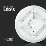 24W PLAFONIERA LED ROTONDA  CON INTERRUTTORE CAMBIA COLORE 3 IN 1 SATINATA