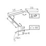 LAMPADA DA SCRIVANIA LED HERON II LED W - KANLUX