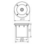 PORTALAMPADA CARRABILE MORO N IG-20 - KANLUX