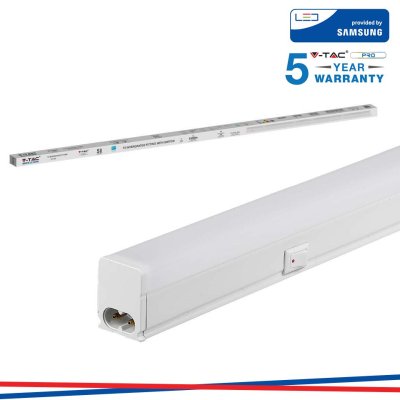 16W LED BATTEN FITTING QUADRATA SAMSUNG CHIP T5 120CM 3000K