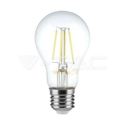 LED LAMPADINA 8W FILAMENTO E27 A60 DIMMERABILE CLEAR COVER 3000K