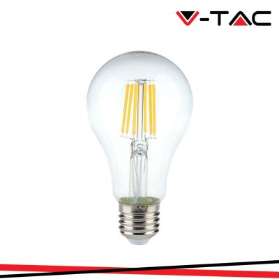 LED LAMPADINA 10W FILAMENTO E27 A60 CLEAR COVER 3000K