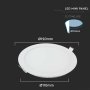 6W LED MINI PANNELLO CORPO ROTONDO 3000K