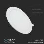 6W LED MINI PANNELLO CORPO ROTONDO 3000K