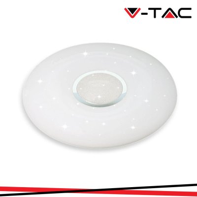 30W 60W30W PLAFONIERA LED ROTONDA 60W CON TELECOMANDO CAMBIA COLORE 3 IN 1 EFFETTO STELLATO D: DIMMERABILE