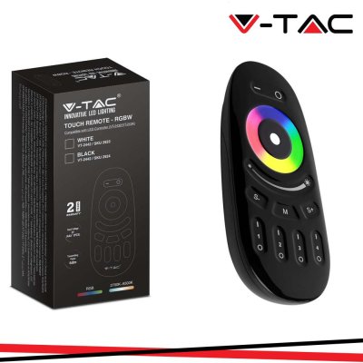 TOUCH REMOTE CONTROL RGB + W-BLACK