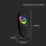 TOUCH REMOTE CONTROL RGB + W-BLACK