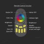 TOUCH REMOTE CONTROL RGB + W-BLACK