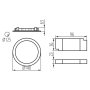 INCASSO TIBERI PRO 20W-940-B - KANLUX