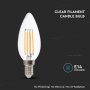 LED LAMPADINA 6W FILAMENTO E14 CLEAR COVER CANDELA 4000K
