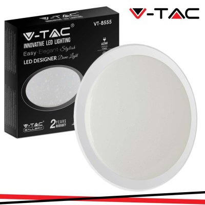 30W-60W-30W LED PLAFONIERA LED ROTONDA 60W CON TELECOMANDO CAMBIA COLORE 3 IN 1 EFFETTO STELLATO D: DIMMERABILE