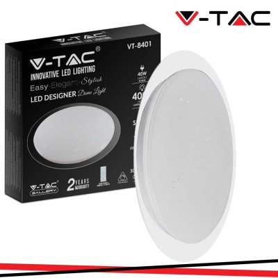 20W-40W-20W PLAFONIERA LED ROTONDA 60W CON TELECOMANDO CAMBIA COLORE 3 IN 1 EFFETTO STELLATO D: DIMMERABILE   400 70MM S
