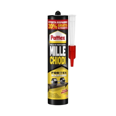 PATTEX MILLECHIODI FORTE E RAPIDO CARTUCCIA 400G 20% GRATIS
