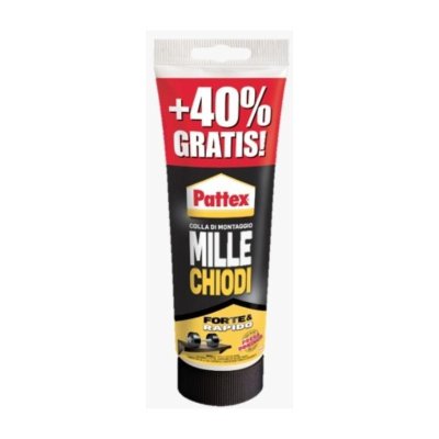PATTEX MILLECHIODI FORTE E RAPIDO TUBO 250G+40% GRATIS
