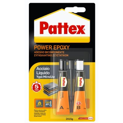 PATTEX POWER EPOXY ACCIAIO LIQUIDO 30G