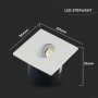 3W LED FARETTO CALPESTABILE QUADRATO 3000K