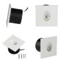 3W LED FARETTO CALPESTABILE QUADRATO 3000K