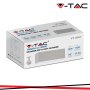 12W LED LAMPADA DA PARETE 6500K CORPO GRIGIO IP65