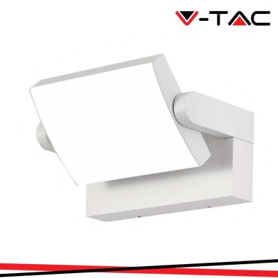 17W LAPADA LED DA MURO CORPO BIANCO 3000K IP65