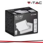 17W LAPADA LED DA MURO CORPO BIANCO 3000K IP65