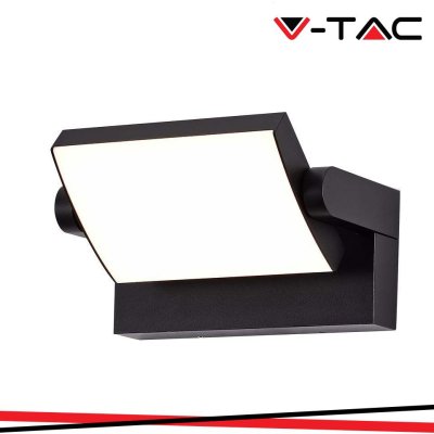 17W LAPADA LED DA MURO CORPO NERO 3000K IP65