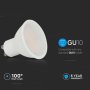 LED LAMPADINA 2.9W GU10 SMD WHITE PLASTICA MILKY COVER 3000K