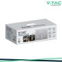STRINGA LED CON SPINA EURO E PRESA WP E27 IP44 CORPO BIANCO