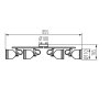 LAMPADA DA PARETE-SOFFITTO DERATO EL-4I W-SR - KANLUX