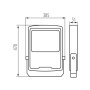 PROIETTORE A LED FL AGOR/A HI 240W NW - KANLUX