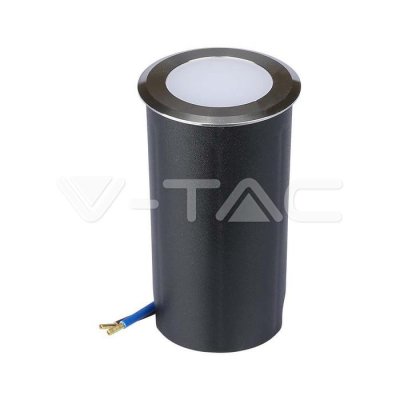 1W LED FARETTO CALPESTABILE COLORE ARGENTO 3000K