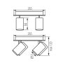 LAMPADA DA PARETE-SOFFITTO EVALO EL-4O B-SR - KANLUX
