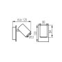 LAMPADA DA PARETE-SOFFITTO EVALO EL-1I W-SR - KANLUX