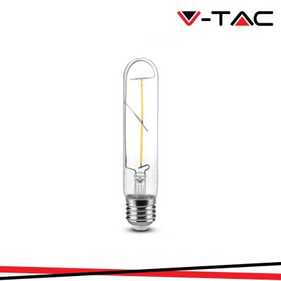 LED LAMPADINA 2W FILAMENTO E27 T30 CLEAR COVER 1800K 3000K