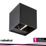 SOLIN,OUTD.WALL,G9 1XMAX42W,M.BLACK,10CM