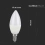 LED LAMPADINA CANDELA 4.8W E14 RF CONTROLLO RGB + 4000K DIMMERABILE