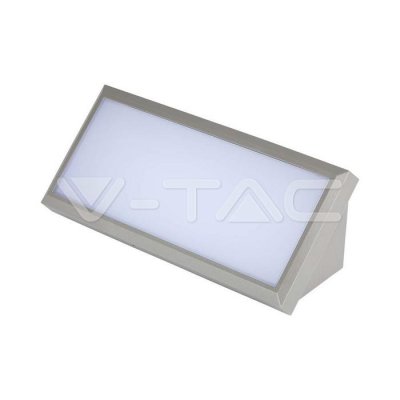 12W LED LAMPADA LED DA MURO ANGOLARE  3000K COLORE GRIGIO IP65