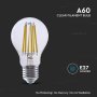 LED LAMPADINA 4W E27 FILAMENTO A60 CLEAR COVER 3000K