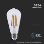 LED LAMPADINA 4W FILAMENTO E27 ST64 CLEAR COVER 3000K