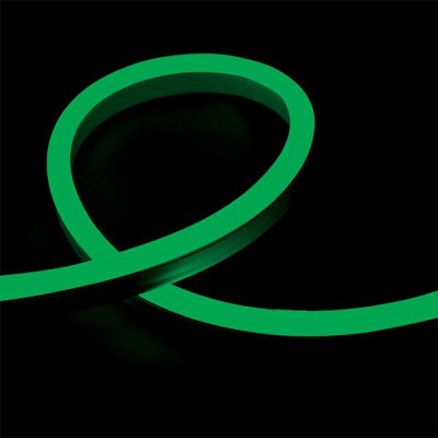 LED NEON FLEX 12W/M 24V IP65 VERDE