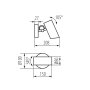 LAMPADA DA PARETE-SOFFITTO AGZAR EL-10 B - KANLUX