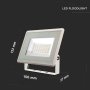 30W LED PROIETTORE SMD F-SERIES CORPO BIANCO 3000K
