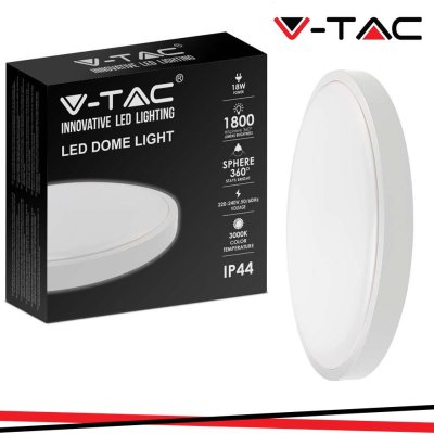 18W LED PLAFONIERA  ROTONDA COLORE BIANCO 3000K IP44