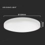 18W LED PLAFONIERA  ROTONDA COLORE BIANCO 3000K IP44