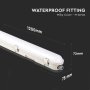 LED WATERPROOF FITTING SAMSUNG CHIP 120CM 60W   6500K 120 LM/W
