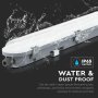 LED WATERPROOF FITTING M-SERIES 1500MM 48W 6500K MILKY COVER 120 LM/W