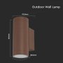 GU10 FITTING ROTONDO CORTEN