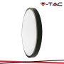 18W LED DOME LIGHT ROTONDO MICROWAVE SENSOR CORNICE NERA 4000K IP44