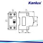 INTERRUTTORE MAGNETOTERMICODIFFERENZIALE 6KA 2P KRO6-2/C25/30 - KANLUX